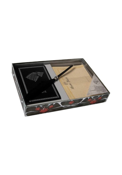 Game Of Thrones: House Stark: Desktop Stationery Set With Pen