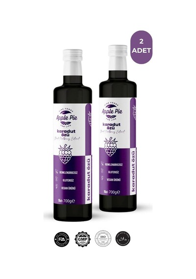 Applepiefoods Karadut Özü 2 Adet
