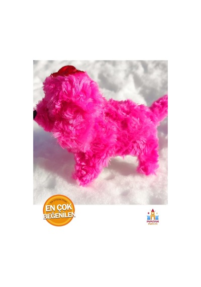 Peluş Köpek Oyuncak: Pembe Yürüyen Ve Havlayan Sevimli Tasarım - Çocuklar İçin Eğlenceli Bir Arkadaş Pembe