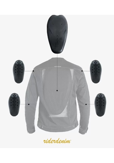 Rider Denim Riderdenim Efil File Kot Yazlık Motosiklet Montu