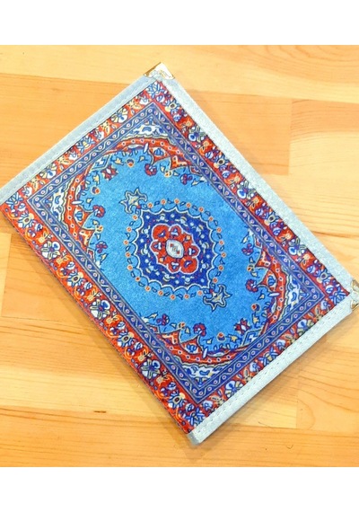 14 X 20 A5 Biyeli Otantik Kadife Kaplı Çizgili Defter N11.2838