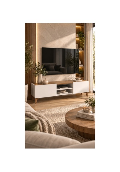 Nover Modern Tv Ünitesi 143 Cm Beyaz- Atlantik Çam - 920184114 Atlantik Çam Nover Modern Tv Ünitesi 143 Cm Beyaz- Atlantik Çam - 920184114 Atlantik Çam