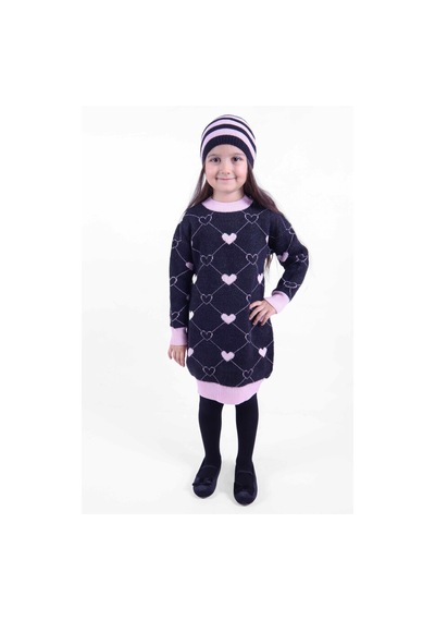 Xo Kids Kız Çocuk Şapkalı Çoraplı Kalıp Desenli Yuvarlak Yakalı Yünlü Elbise 3-7 Yaş 2316 Siyah Xo Kids Kız Çocuk Şapkalı Çoraplı Kalıp Desenli Yuvarlak Yakalı Yünlü Elbise 3-7 Yaş 2316 Siyah