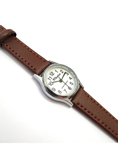 Retro Kadın Kol Saati Vintage Tasarım Gümüş Renk Kayışlı Ikonik, Minimal Gümüş Altın