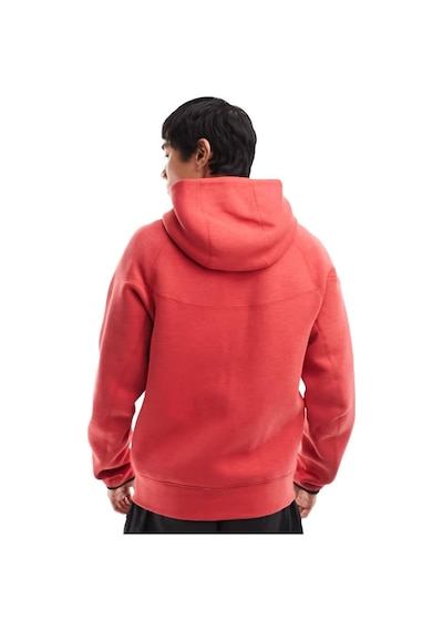 Nike Tech Fleece Full Zip Windrunner Hoodie Kapüşonlu Unisex Sweatshirt Kırmızı Kırmızı
