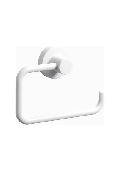 Tecno White Tuvalet Kağıtlık, Açık - Mat Beyaz Mat Beyaz