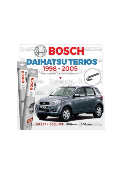 Daihatsu Terios Muz Silecek Takımı 1998-2005 Bosch Aeroeco