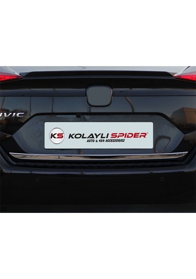 Honda Civic 10 Bagaj Alt Çıta Krom 2016 Ve Sonrası
