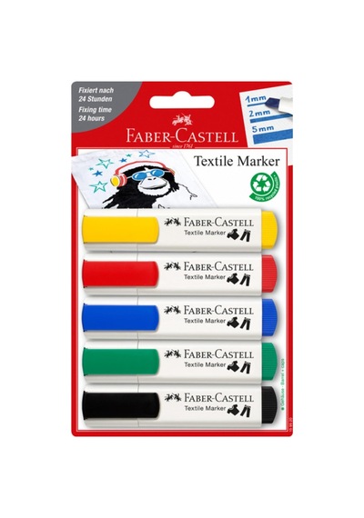 Tekstil Markörü,klasik 5 Li Karışık