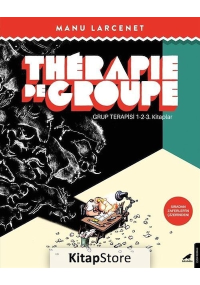 Therapie De Groupe - Grup Terapisi 1-2-3.Kitaplar - Manu Larcenet - Karakarga