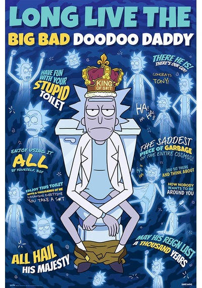 Rıck And Morty Doodoo Daddy Maxı Poster