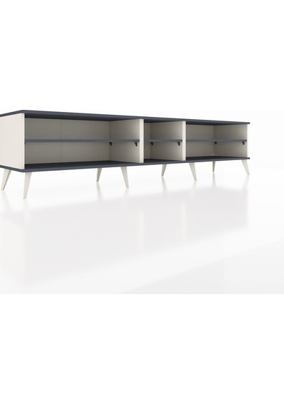 Hyperion Tv Ünitesi 3 Raflı 220x44x51 Aytaşı-antrasit Antrasıt/antrasıt - Aytası Hyperion Tv Ünitesi 3 Raflı 220x44x51 Aytaşı-antrasit Antrasıt/antrasıt - Aytası
