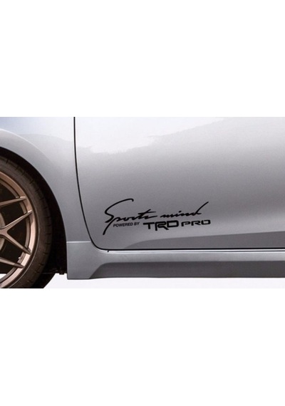 Toyota Trd Yan Kapı Çamurluk Sticker Araba Oto Yapıştırma 2Adet