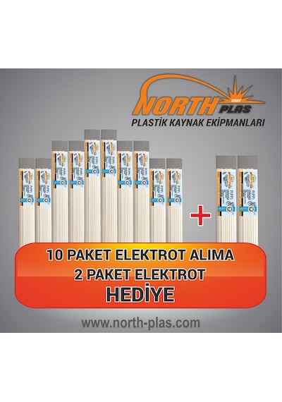 Plastik Kaynak Elektrot P Pp Beyaz Geniş Plastik Elektrot