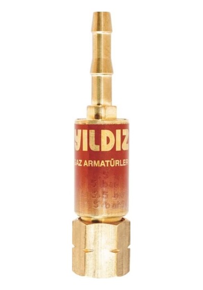 Yıldız 1118 Alev Emniyet Valfi Hamlaç Arkası İçin Yanıcı Gaz