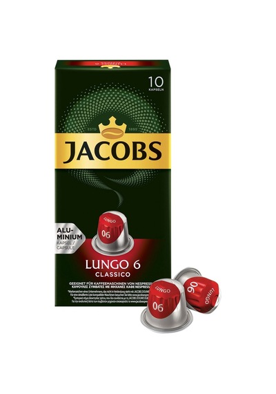 Jacobs Classic Lungo Kapsül Kahve 10'lu 5,2 G Pratik Demleme 8'li Avantaj Paketi - 8 Adet Tarı