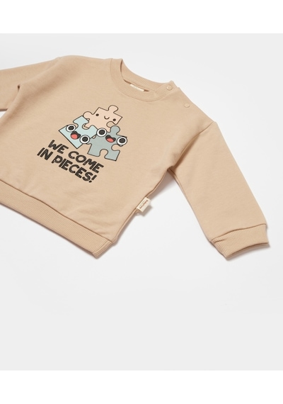 BabyCosy Organik Sweatshirt & Pantolon Takımı Csy8027 001