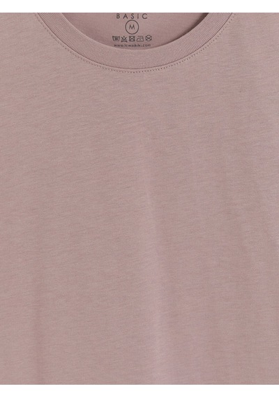Lcwaıkıkı Classic Pembe Regular Fit İnce Kumaş Tişört /03