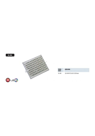Horoz Hl440l 500w Çubuk Halojen Projektör için Led Ampül 6w Beyaz Beyaz