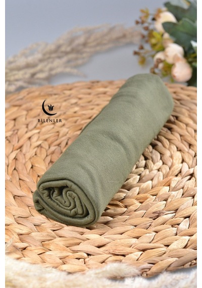 Bilenler Tesettür Penye Şal - 65 X 175 / Haki Haki