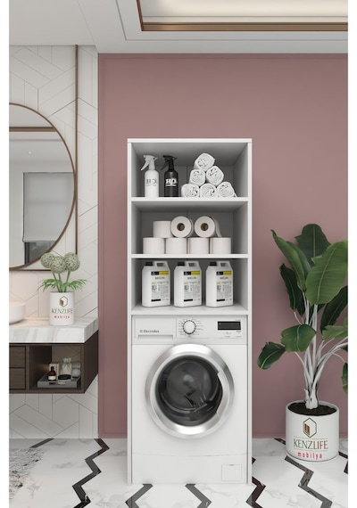 Kenzlife Çamaşır-kurutma-bulaşık Makinesi Dolabı Mahidevran Byz 180 70 60 Suntalam Banyo Beyaz Kenzlife Çamaşır-kurutma-bulaşık Makinesi Dolabı Mahidevran Byz 180 70 60 Suntalam Banyo Beyaz
