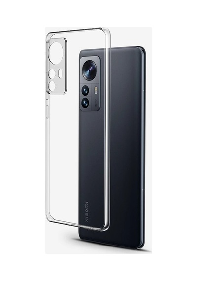 Xiaomi Mi 12 Lite Uyumlu Kılıf Lüx Şeffaf Silikon
