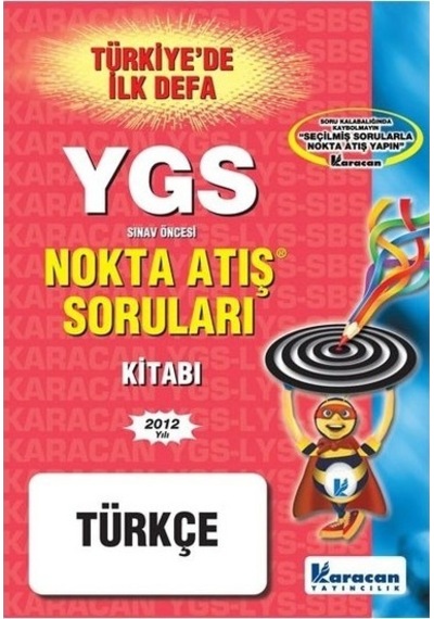Ygs Türkçe Nokta Atış Karacan Yayınları Karacan Açıköğretim Yayın