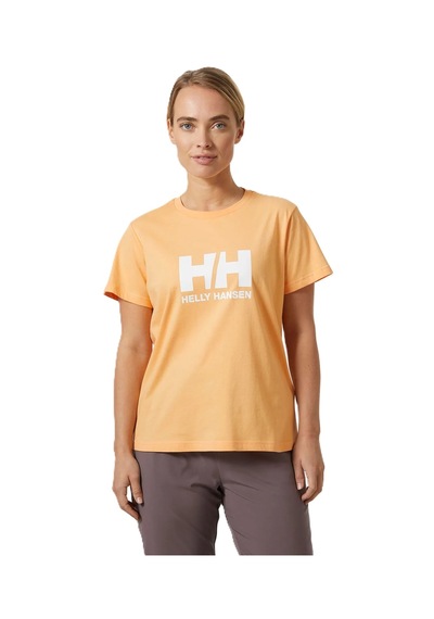 Helly Hansen W Hh Logo 2.0 Kadın T-shirt Hha.34465 Gri - Lacivert - Sarı