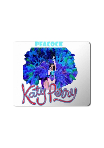Katy Perry Peacock Baskılı Mousepad Mouse Pad