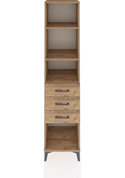 Hyperion Dolap 3 Raflı 3 Çekmeceli 44x44x195 Çam-çam Çam Hyperion Dolap 3 Raflı 3 Çekmeceli 44x44x195 Çam-çam Çam