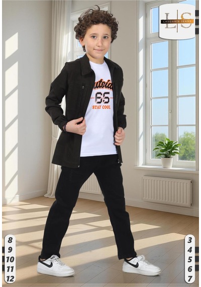 Lasgaris Jeans Erkek Çocuk Siyah