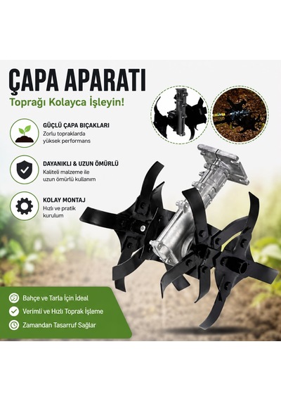 Çapa Aparatı Toprak Kazma