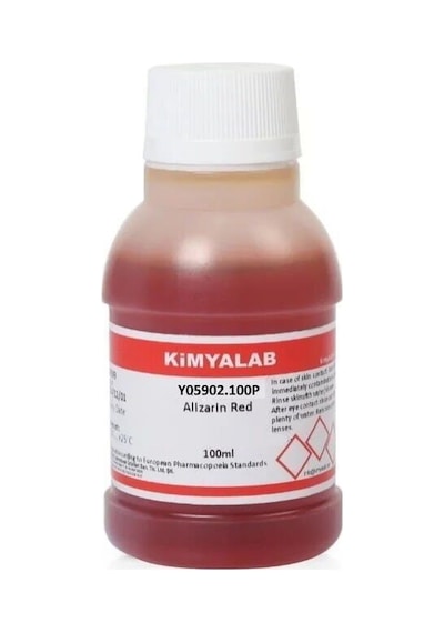 Kimyalab Alizarin Red Çözeltisi 100 ML
