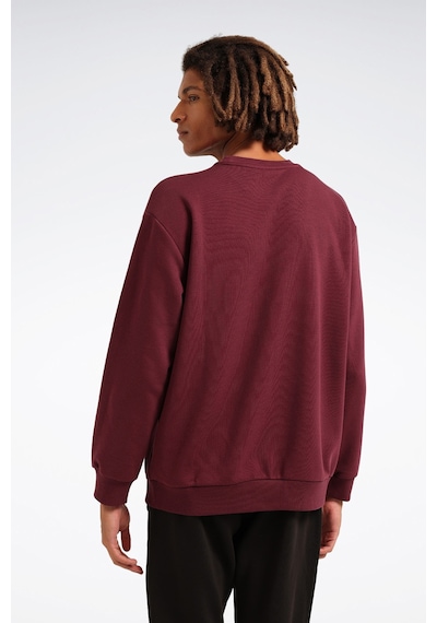 Reebok New Id Reg Crew Bordo Erkek Sweatshirt Bordo
