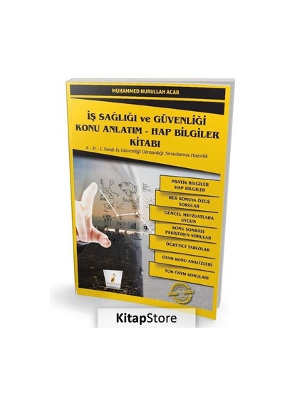 Iş Sağlığı ve Güvenliği Isg Konu Anlatım - Hap Bilgiler Kitabı.