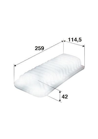 Serkar Hava Filtresi Yarıs I 1.0 12v 99-06 -p107 05 C1 05 1.0 Sa