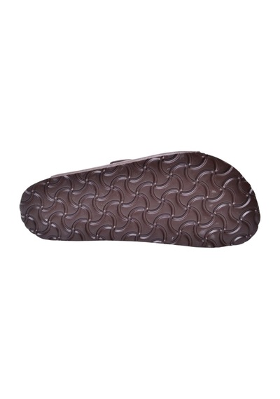 Fly Soft S903-002 Erkek İki Tokalı Mantar Tabanlı Yazlık Comfort Terlik Kahve Siyah