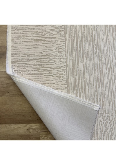 Hoom Rugs Sembol 2906 Krem Akrilik Dayanıklı Makine Halısı