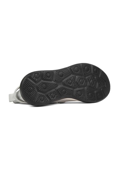 Erkek Gri Bağcıklı Kalın Tabanlı Sneaker