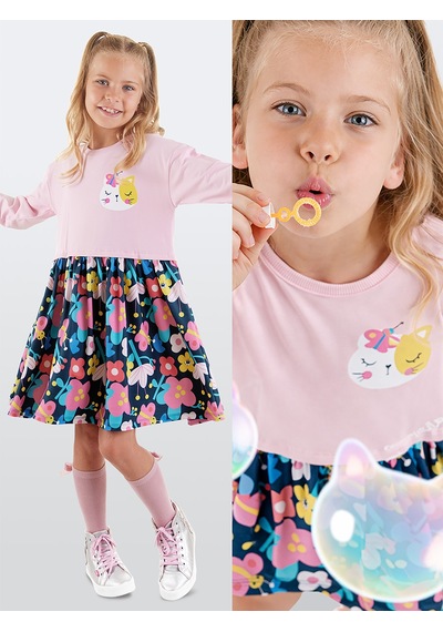 Denokids Unique Kız Çocuk Elbise