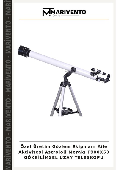 Özel Üretim Gözlem Ekipmanı Aile Aktivitesi Astroloji Merakı F900x60 Gökbilimsel Uzay Teleskopu