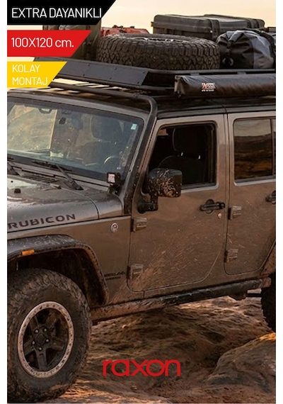 Universal Off Road Pnd Serisi Tavan Üstü Sepet 100x120cm. Dayanıklı Yük Taşıma Sistemi