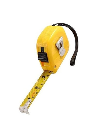 Hengshida 5 Metre 16ft Plastik Kasa Şerit Metre 1410 0.004 M - 0.032 M