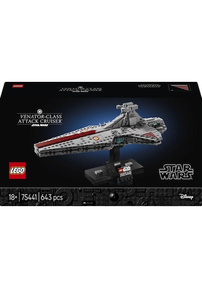 LEGO® Star Wars™ Venatör Sınıfı Saldırı Kruvazörü 75441 - Yetişkinler için Orijinal Detaylar İçeren Model Yapım Seti (643 Parça)