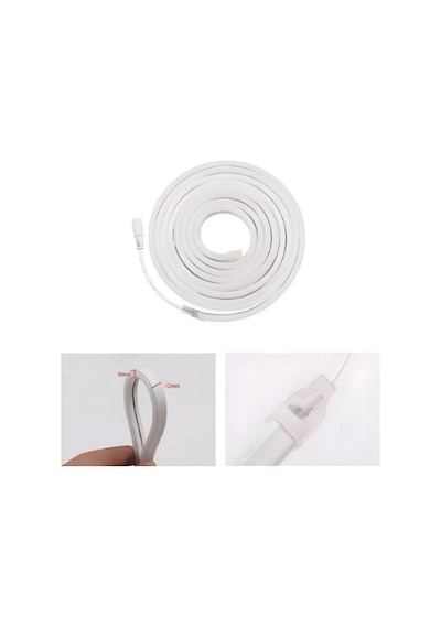Neon Led Pembe 12 Volt 6x12mm 5 Metre