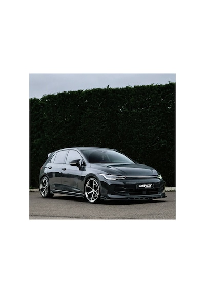 Volkswagen Golf 8 Ön Lip 2019-2024 Life - Style - Impression Uyumlu Parlak Siyah Ön Tampon Eki