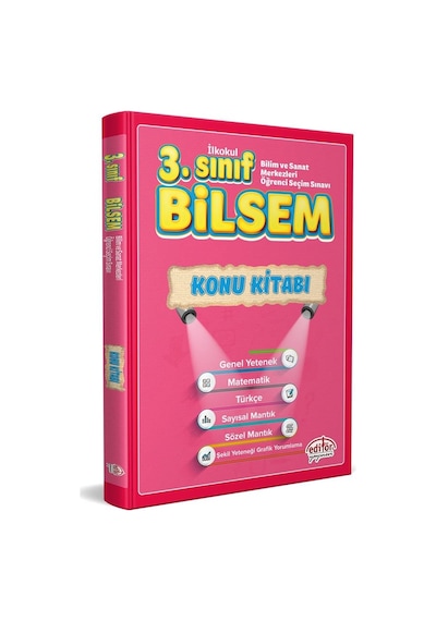 Editör Yayınları 3. Sınıf Bilsem Hazırlık Kitapları Seti 4 Lü Set
