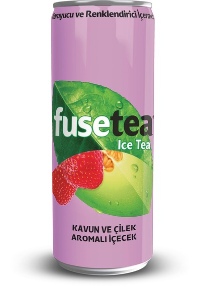 Fuse Tea Kavun Ve Çilek Aromalı Soğuk Çay 330 Ml X 12 Adet