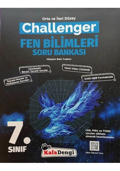 Kafa Dengi 7.Sınıf Challenger Fen Bilimleri Soru Bankası