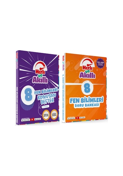 Tammat 8.sınıf Fen Bilimleri Hızlı Ve Akıllı Defter İle Soru Bankası Seti 2 Kitap